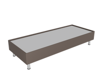 Спринг бокс кровать для гостиницы — СБ-200/80 коричневый Регион-Металл
