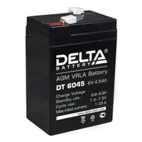 Аккумуляторная батарея Delta DT 6045 (6V 4.5Ah)