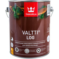 Атмосферостойкий специальный антисептик для бревен Tikkurila VALTTI LOG