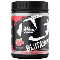 Глютамин Glutamine +ISC, Alex Fedorov Nutrition, малина, 300 гр. АРТ Современные научные технологии