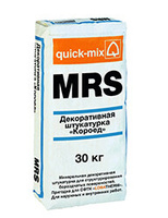 MRS Декоративная фасадная штукатурка Короед 1,5 мм. 30 кг. Quick-Mix