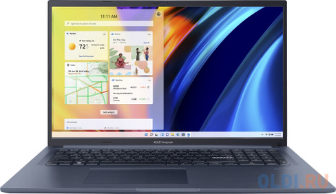 Ноутбук ASUS VivoBook 17 M1702QA-AU081 17.3" 1920x1080 AMD Ryzen 5-5600H SSD 512 Gb 16Gb Bluetooth 5.0 WiFi (802.11 b/g/